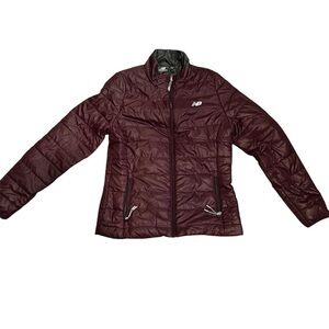 New Balance Women's Maroon Puffer Jacket